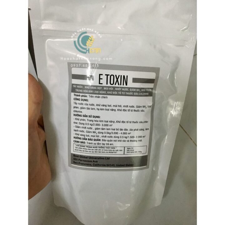 ETOXIN Khử Độc Tố mặt sau